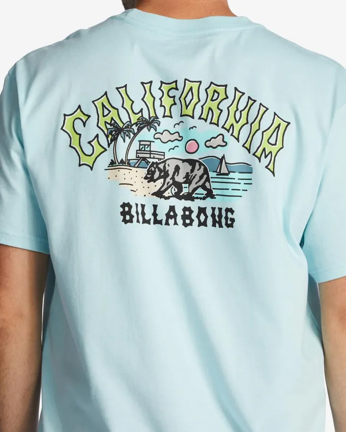 Billabong TShirts Men CA Arch TShirt Coastal Billabong TShirts Men CA Arch TShirt Coastal