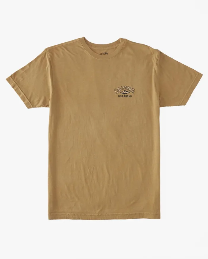 Billabong TShirts Men CA Sailing Arch TShirt Dusty Gold Billabong TShirts Men CA Sailing Arch TShirt Dusty Gold