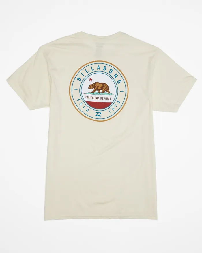Billabong TShirts Men Cali Native Rotor Short Sleeve TShirt Grey Heather Billabong TShirts Men Cali Native Rotor Short Sleeve TShirt Grey Heather