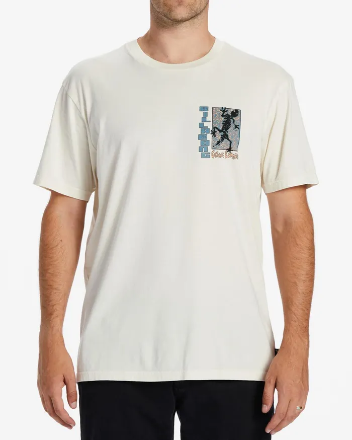 Billabong TShirts Men Cosmic Echoes TShirt Off White