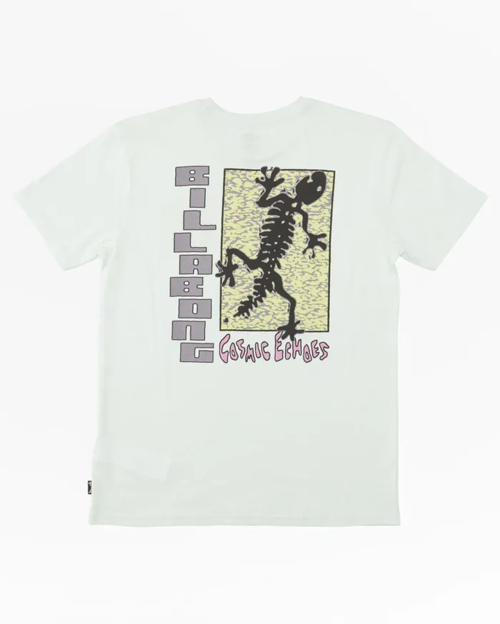 Billabong TShirts Men Cosmic Echoes TShirt Off White Billabong TShirts Men Cosmic Echoes TShirt Off White