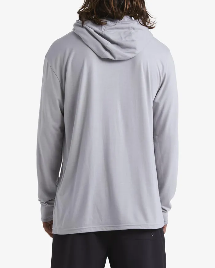 Billabong TShirts Men Eclipse Hooded Long Sleeve Surf TShirt Alloy Billabong TShirts Men Eclipse Hooded Long Sleeve Surf TShirt Alloy