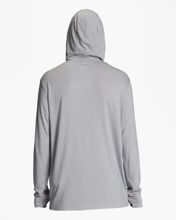 Billabong TShirts Men Eclipse Hooded Long Sleeve Surf TShirt Alloy Billabong TShirts Men Eclipse Hooded Long Sleeve Surf TShirt Alloy