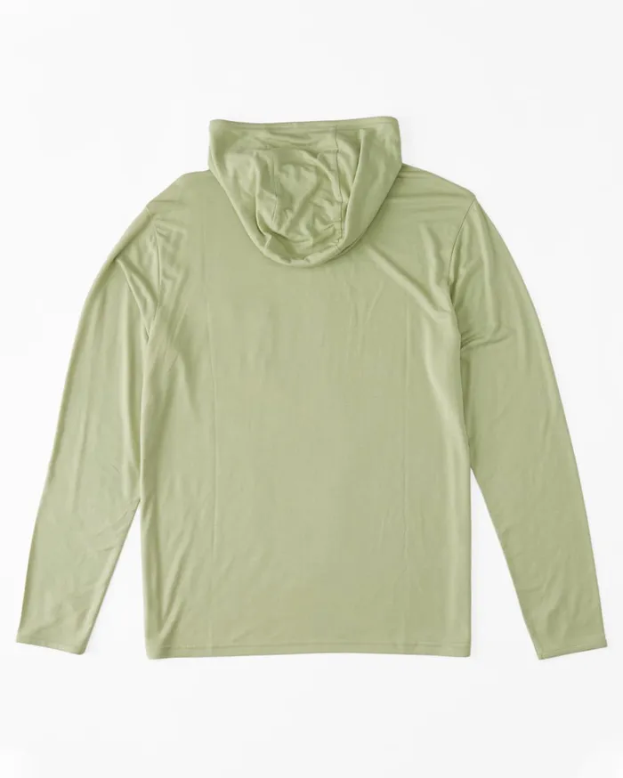 Billabong TShirts Men Eclipse Hooded Long Sleeve Surf TShirt Light Sage Billabong TShirts Men Eclipse Hooded Long Sleeve Surf TShirt Light Sage