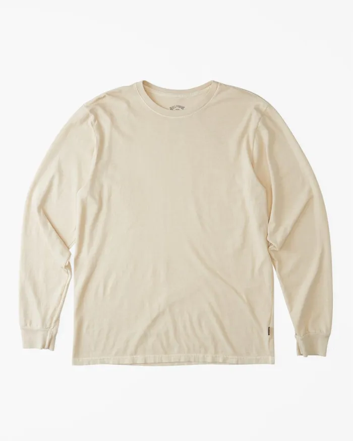 Billabong TShirts Men Essential Wave Washed Long Sleeve TShirt Faded Rose Billabong TShirts Men Essential Wave Washed Long Sleeve TShirt Faded Rose