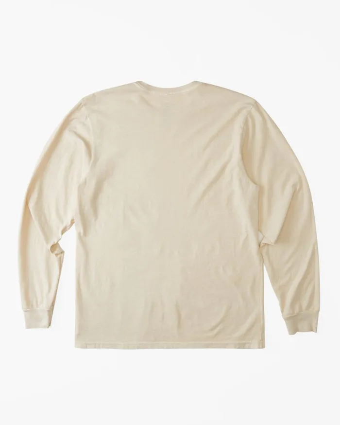 Billabong TShirts Men Essential Wave Washed Long Sleeve TShirt Faded Rose Billabong TShirts Men Essential Wave Washed Long Sleeve TShirt Faded Rose