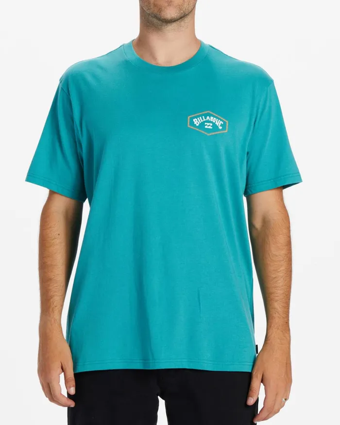 Billabong TShirts Men Exit Arch TShirt Seagreen
