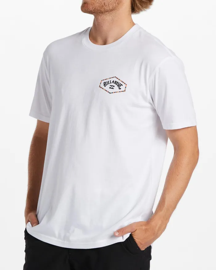 Billabong TShirts Men Exit Arch TShirt White Billabong TShirts Men Exit Arch TShirt White