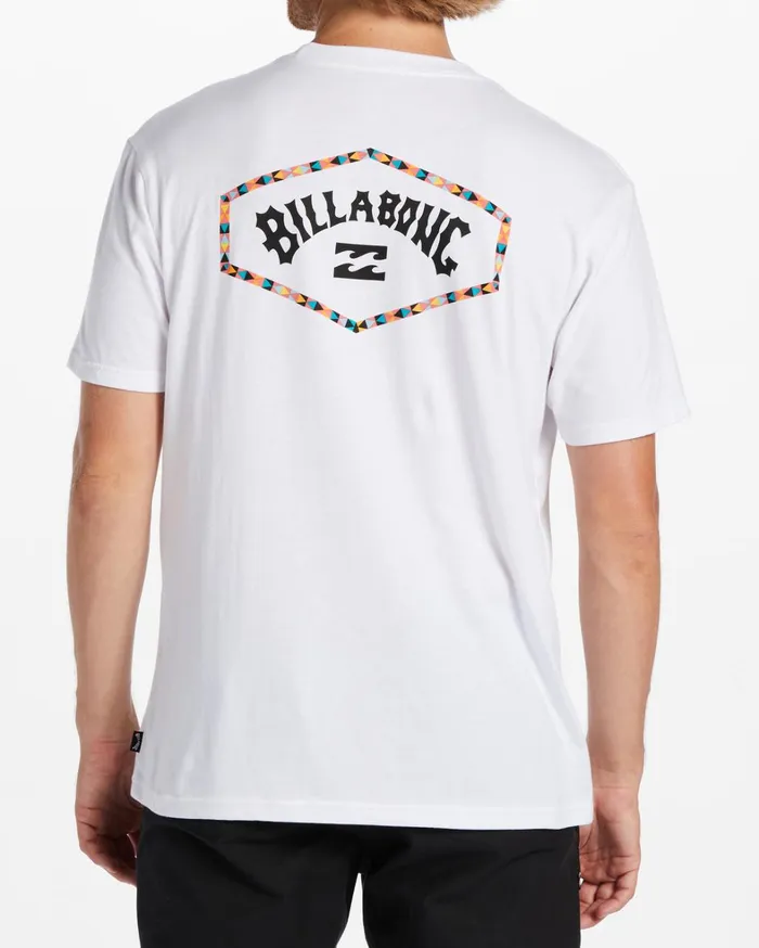 Billabong TShirts Men Exit Arch TShirt White Billabong TShirts Men Exit Arch TShirt White