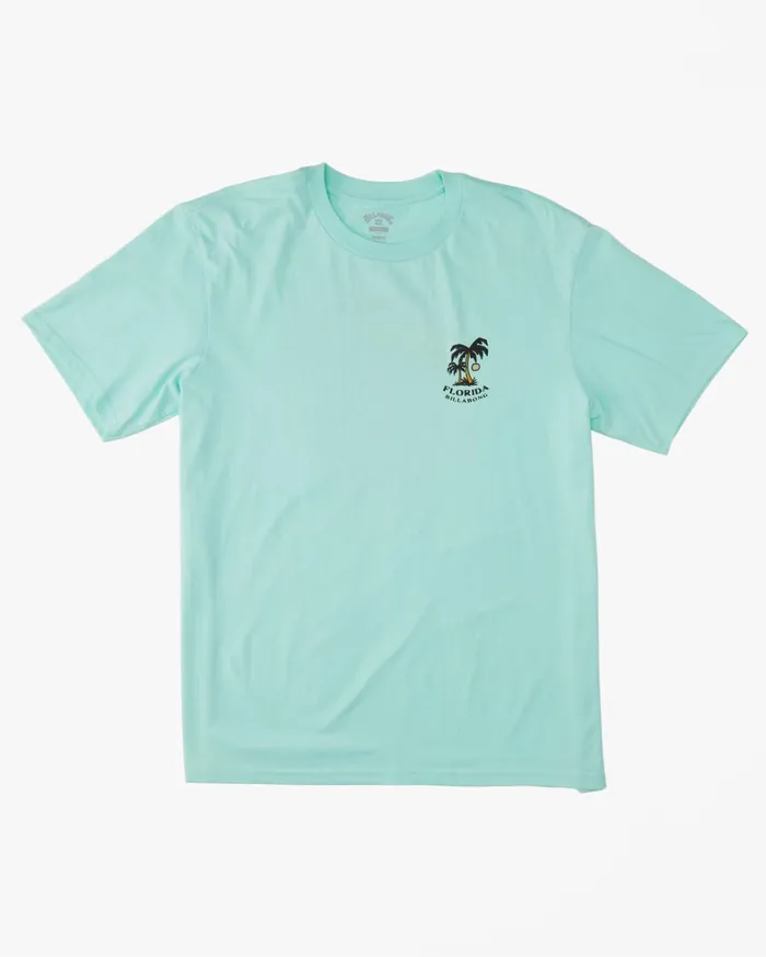 Billabong TShirts Men Florida Dos Palms TShirt Cool Mint Billabong TShirts Men Florida Dos Palms TShirt Cool Mint