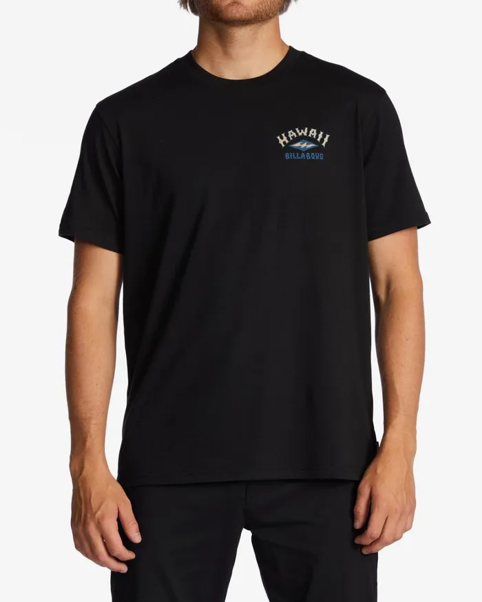 Billabong TShirts Men Hawaii Arch TShirt Black
