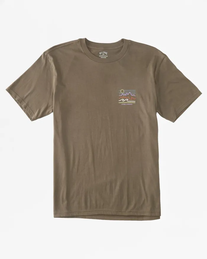 Billabong TShirts Men Peak TShirt Bark Billabong TShirts Men Peak TShirt Bark