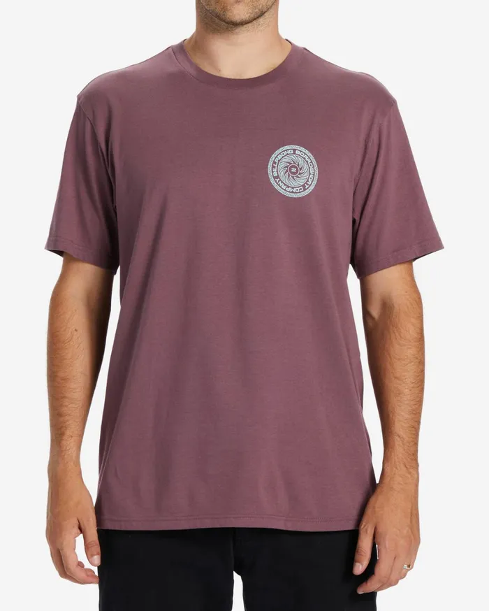 Billabong TShirts Men Praise TShirt Vintage Violet