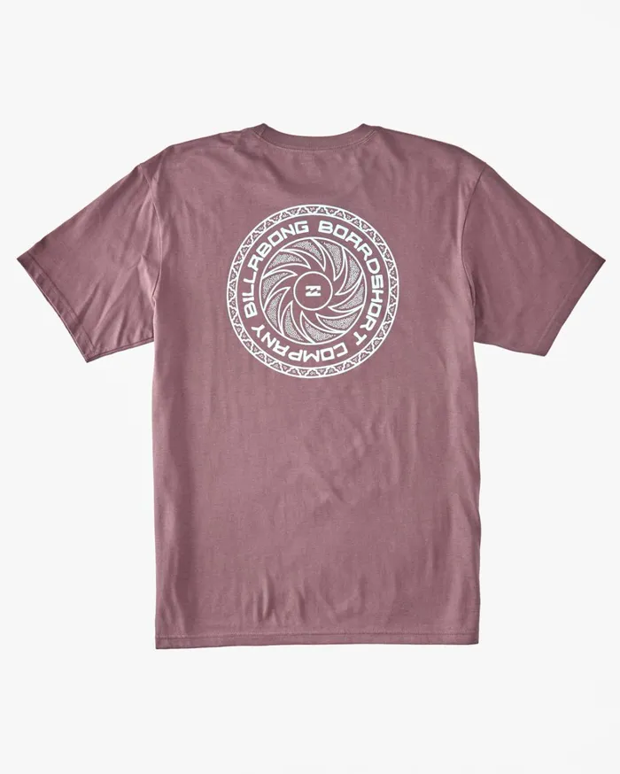 Billabong TShirts Men Praise TShirt Vintage Violet Billabong TShirts Men Praise TShirt Vintage Violet