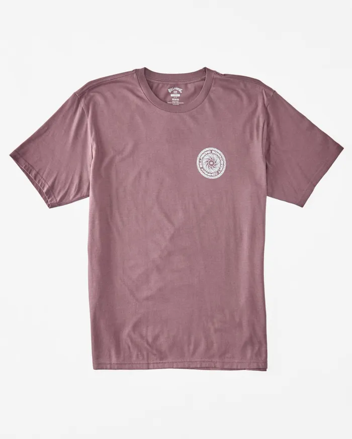 Billabong TShirts Men Praise TShirt Vintage Violet Billabong TShirts Men Praise TShirt Vintage Violet