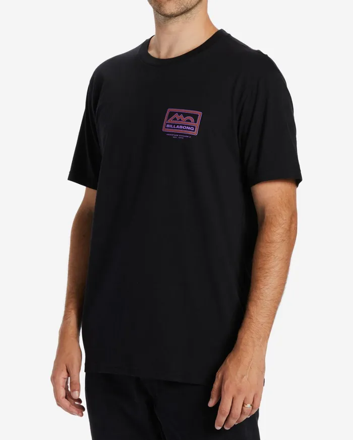 Billabong TShirts Men Range TShirt Black Billabong TShirts Men Range TShirt Black