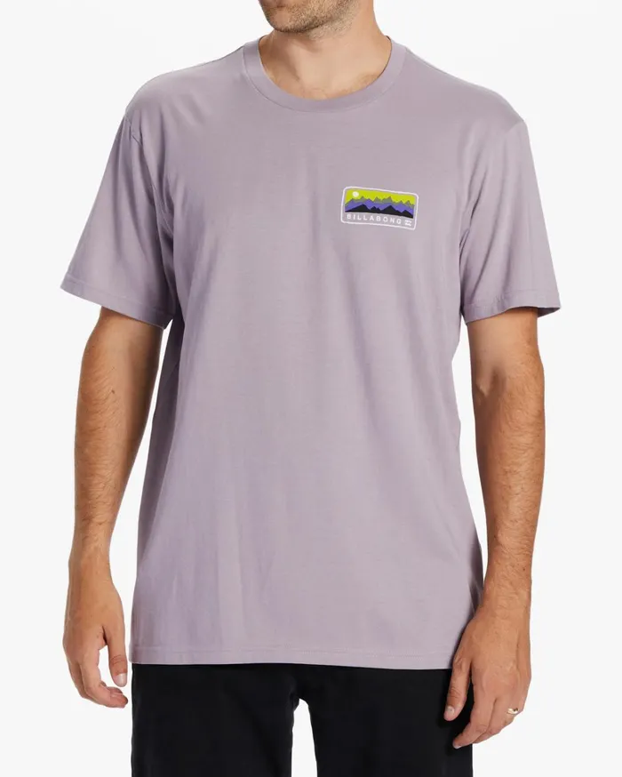 Billabong TShirts Men Range TShirt Purple Ash