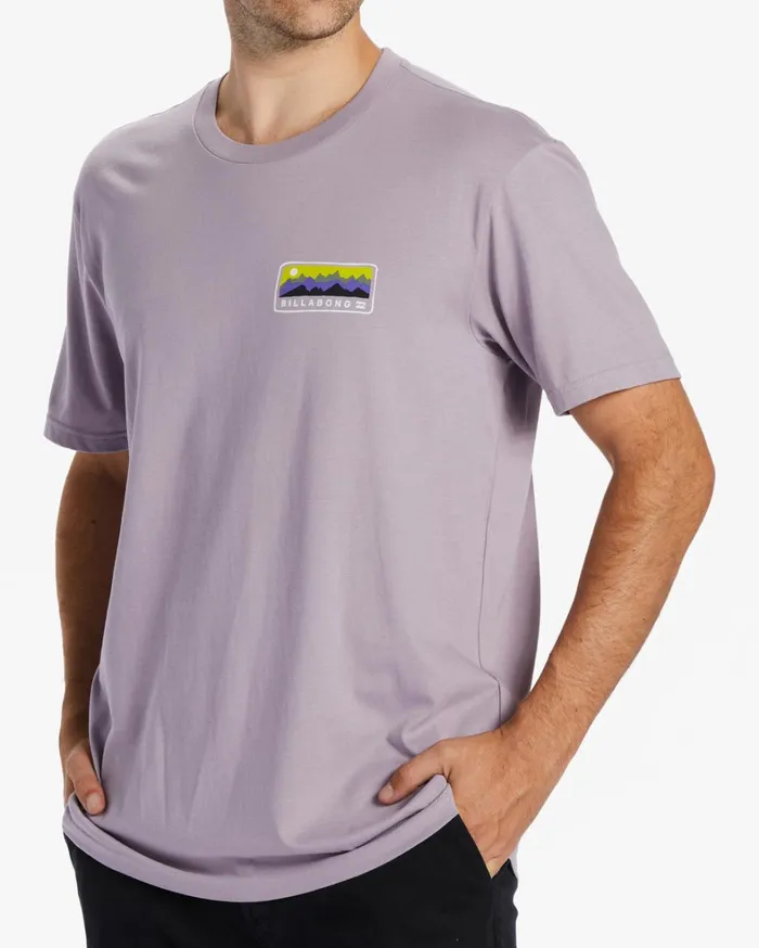 Billabong TShirts Men Range TShirt Purple Ash Billabong TShirts Men Range TShirt Purple Ash