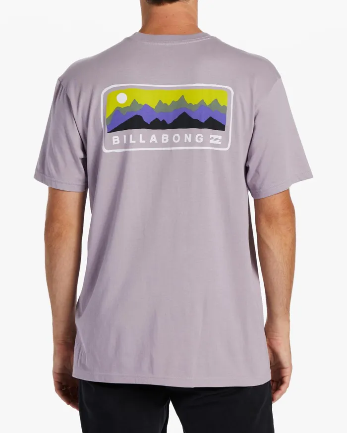 Billabong TShirts Men Range TShirt Purple Ash Billabong TShirts Men Range TShirt Purple Ash