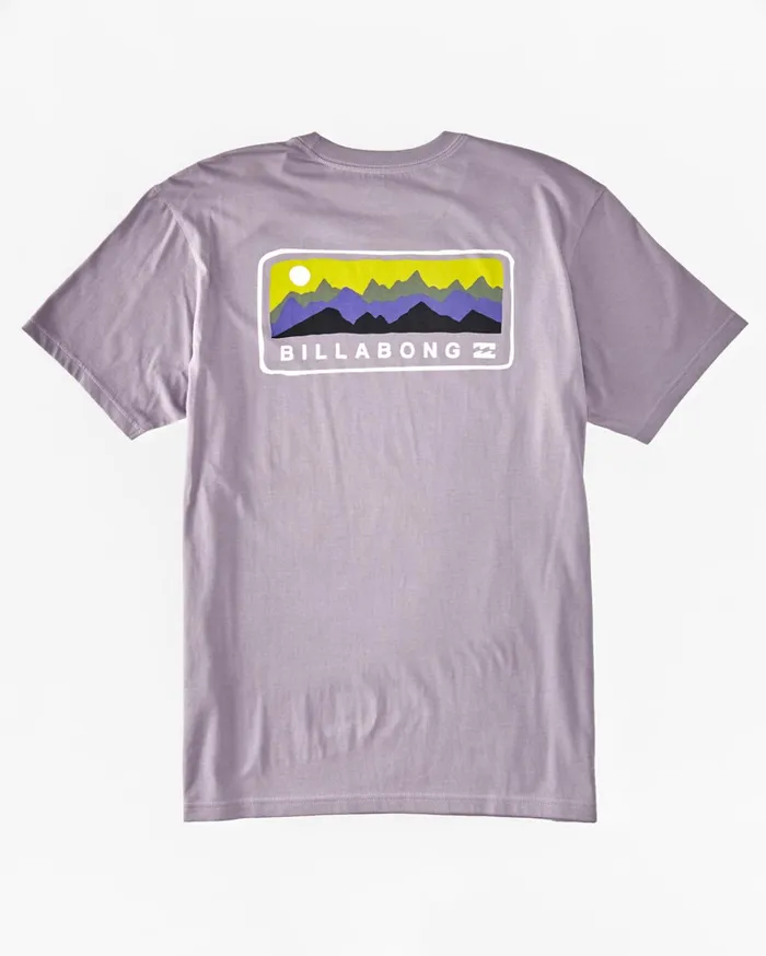 Billabong TShirts Men Range TShirt Purple Ash Billabong TShirts Men Range TShirt Purple Ash