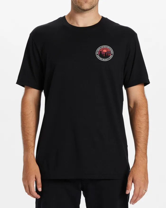 Billabong TShirts Men Rockies TShirt Black