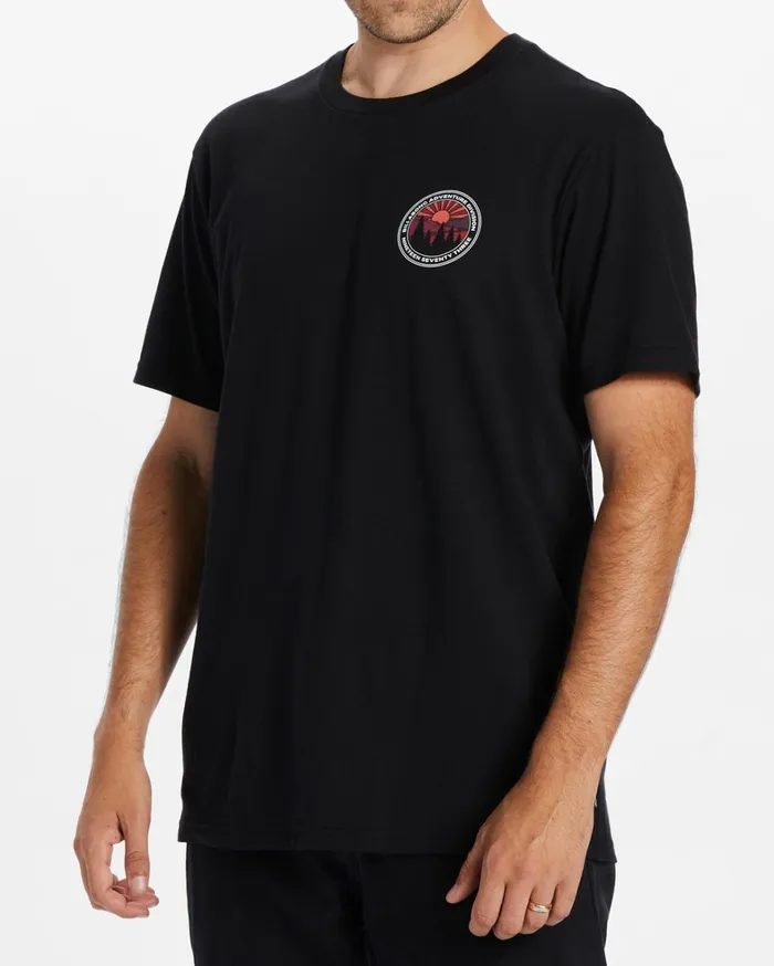 Billabong TShirts Men Rockies TShirt Black Billabong TShirts Men Rockies TShirt Black
