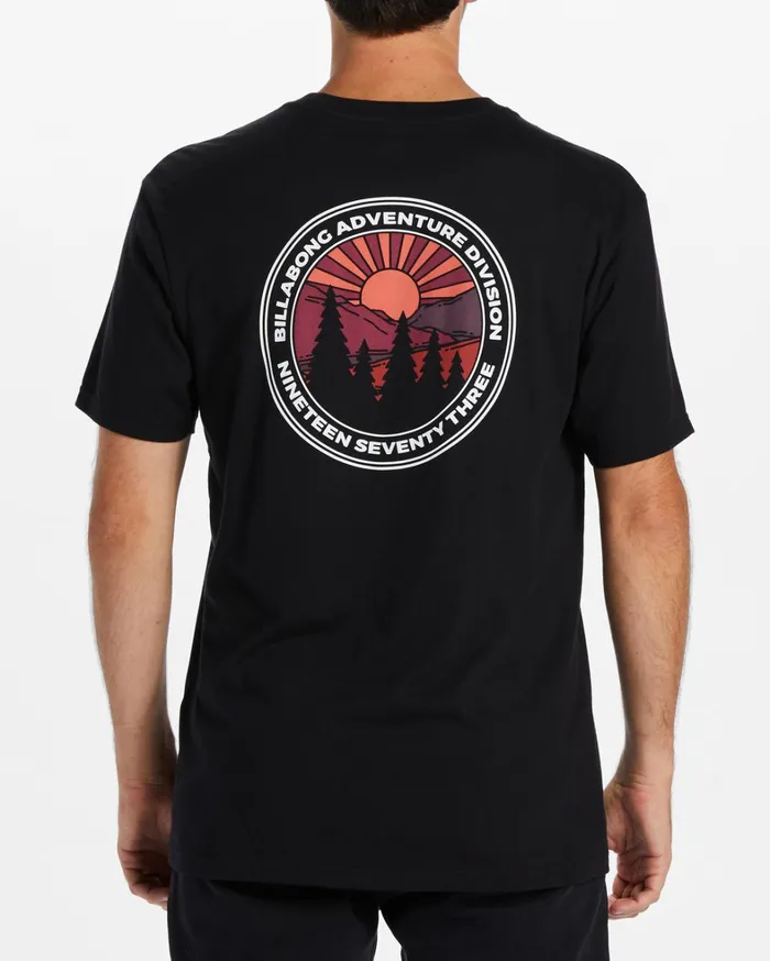 Billabong TShirts Men Rockies TShirt Black Billabong TShirts Men Rockies TShirt Black