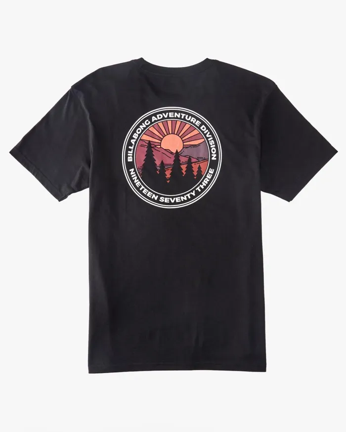 Billabong TShirts Men Rockies TShirt Black Billabong TShirts Men Rockies TShirt Black