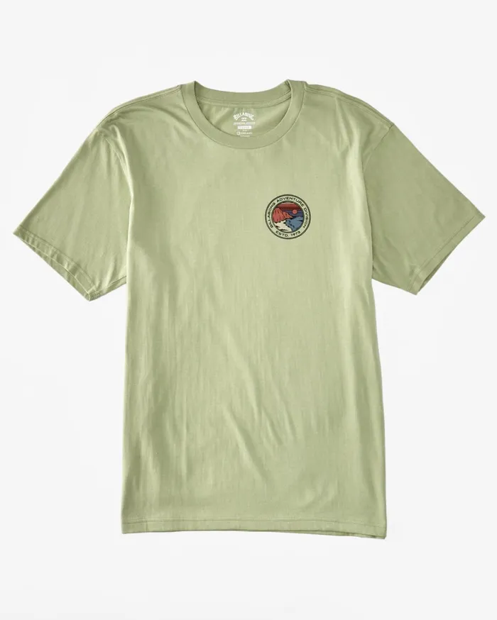 Billabong TShirts Men Rockies TShirt Light Sage Billabong TShirts Men Rockies TShirt Light Sage