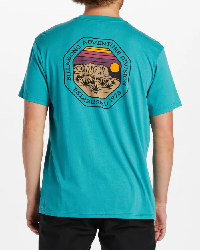 Billabong TShirts Men Rockies TShirt Seagreen Billabong TShirts Men Rockies TShirt Seagreen
