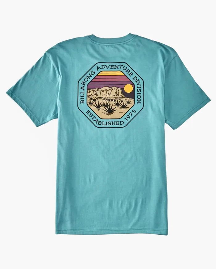 Billabong TShirts Men Rockies TShirt Seagreen Billabong TShirts Men Rockies TShirt Seagreen