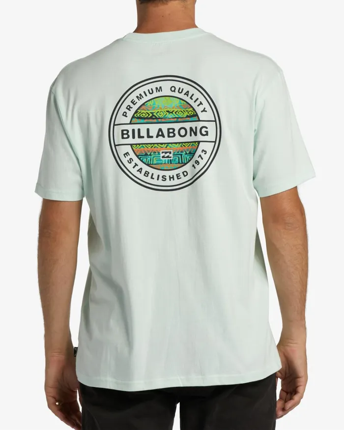 Billabong TShirts Men Rotor Short Sleeve TShirt Seaglass Billabong TShirts Men Rotor Short Sleeve TShirt Seaglass