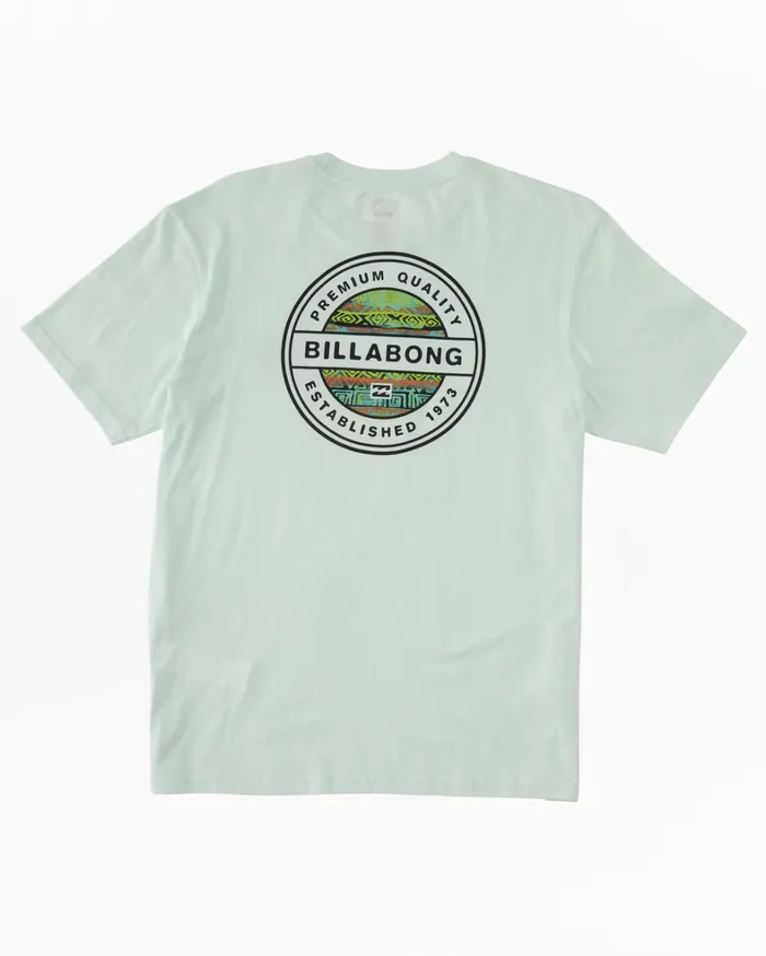 Billabong TShirts Men Rotor Short Sleeve TShirt Seaglass Billabong TShirts Men Rotor Short Sleeve TShirt Seaglass