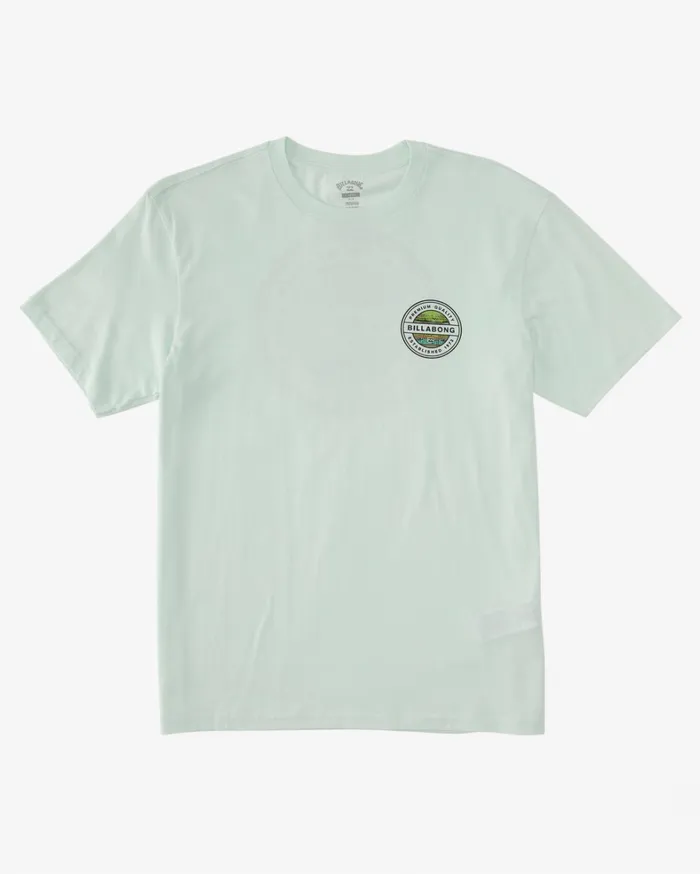 Billabong TShirts Men Rotor Short Sleeve TShirt Seaglass Billabong TShirts Men Rotor Short Sleeve TShirt Seaglass