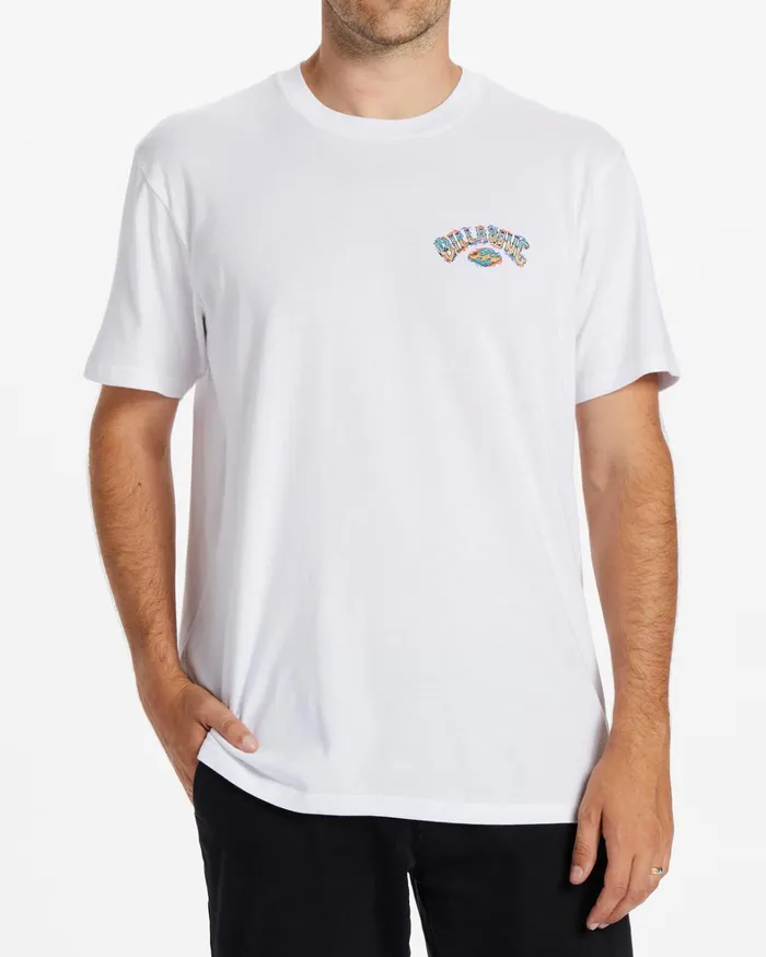Billabong TShirts Men Theme Arch TShirt White