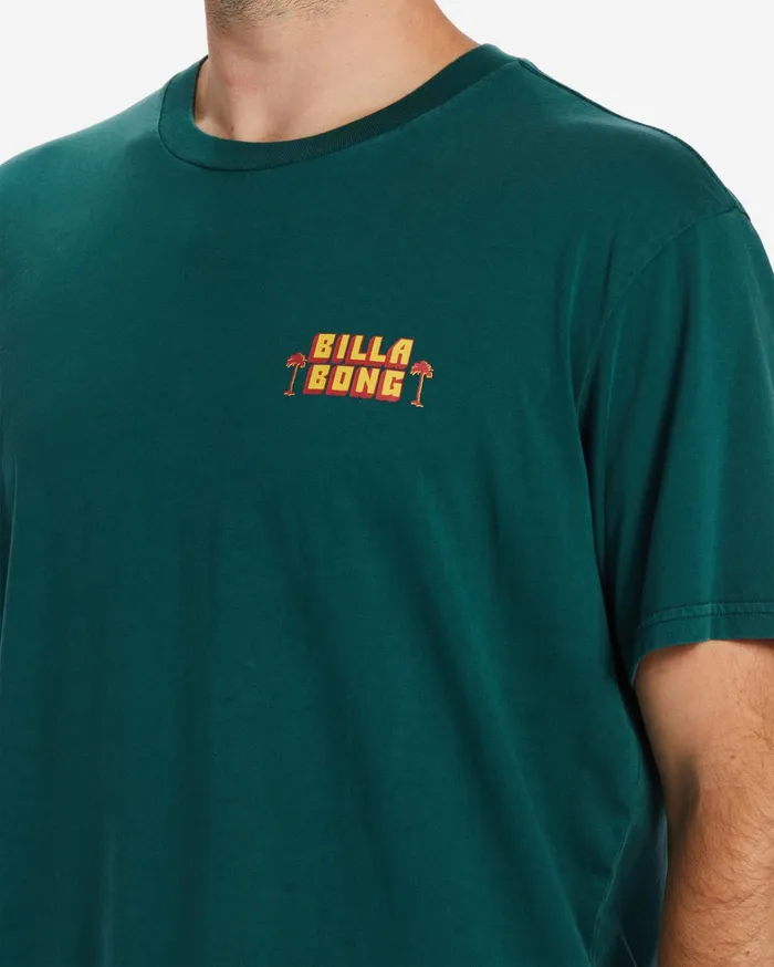 Billabong TShirts Men Third Eye TShirt Deep Teal Billabong TShirts Men Third Eye TShirt Deep Teal