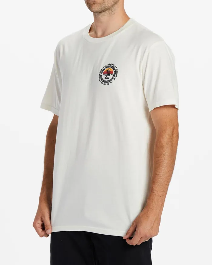 Billabong TShirts Men Transport TShirt Off White Billabong TShirts Men Transport TShirt Off White