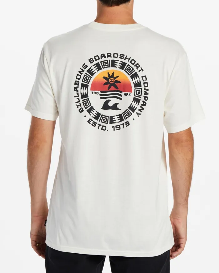 Billabong TShirts Men Transport TShirt Off White Billabong TShirts Men Transport TShirt Off White