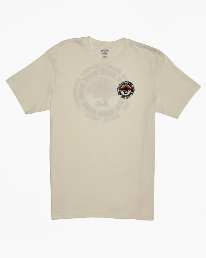 Billabong TShirts Men Transport TShirt Off White Billabong TShirts Men Transport TShirt Off White