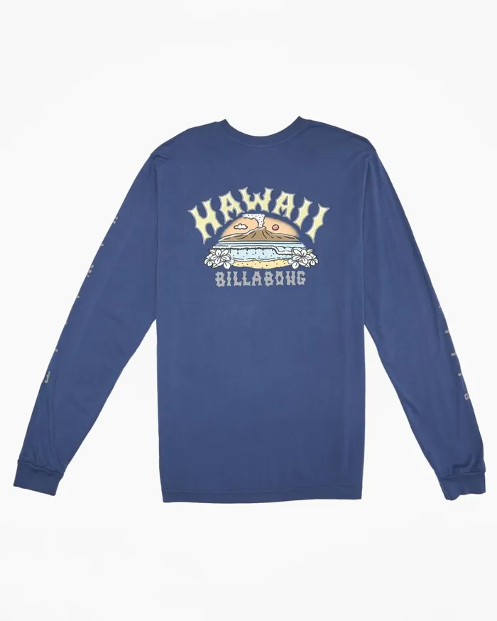 Billabong TShirts Men Volcano Arch TShirt Dark Blue