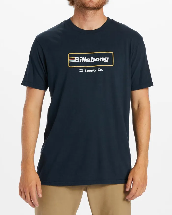 Billabong TShirts Men Walled Ii Short Sleeve TShirt Navy