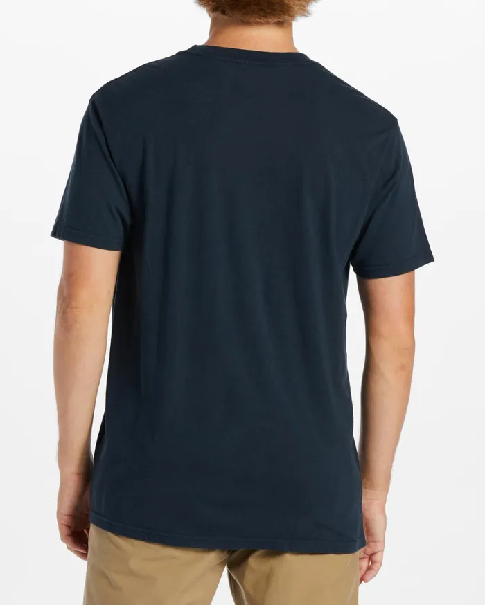 Billabong TShirts Men Walled Ii Short Sleeve TShirt Navy Billabong TShirts Men Walled Ii Short Sleeve TShirt Navy