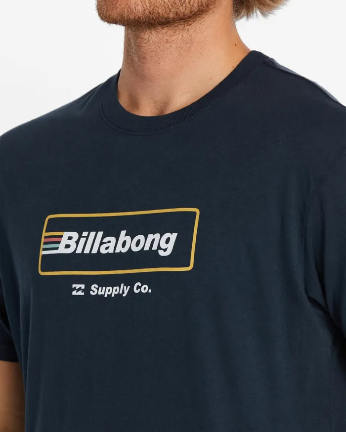 Billabong TShirts Men Walled Ii Short Sleeve TShirt Navy Billabong TShirts Men Walled Ii Short Sleeve TShirt Navy