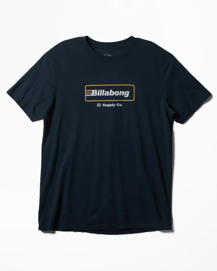 Billabong TShirts Men Walled Ii Short Sleeve TShirt Navy Billabong TShirts Men Walled Ii Short Sleeve TShirt Navy