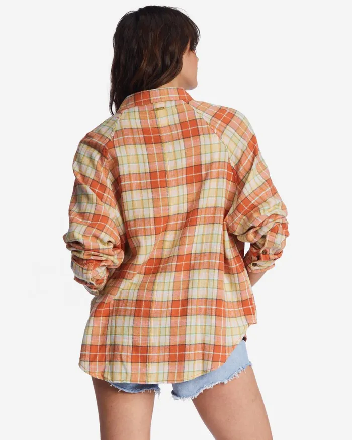 Billabong Tops Women Best Time Long Sleeve Shirt Multi Billabong Tops Women Best Time Long Sleeve Shirt Multi