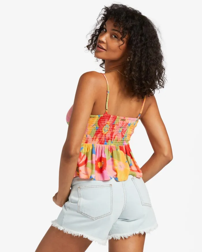 Billabong Tops Women Love Notes Tank Top Multi 2 Billabong Tops Women Love Notes Tank Top Multi 2