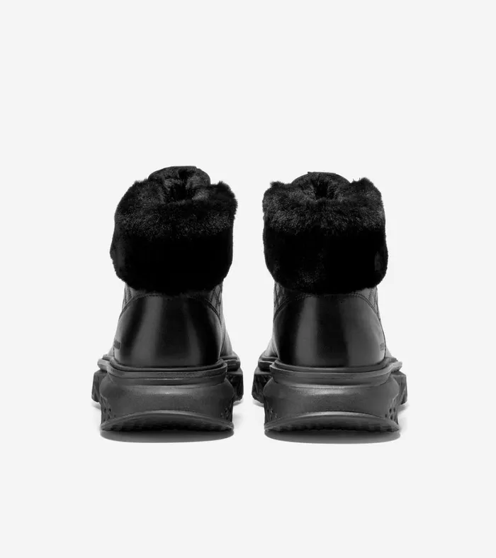 Boots And Booties Women Cole Haan 5ZERGRAND Hiker Boot Black Leather Boots And Booties Women Cole Haan 5ZERGRAND Hiker Boot Black Leather