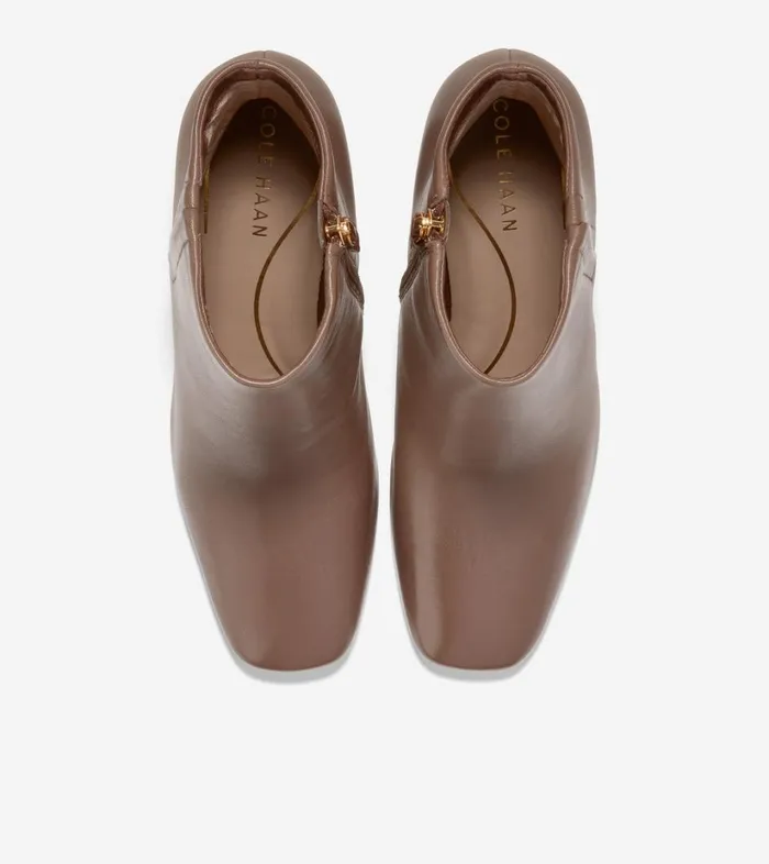 Boots And Booties Women Cole Haan Chrystie Square Toe Bootie Chestnut Boots And Booties Women Cole Haan Chrystie Square Toe Bootie Chestnut