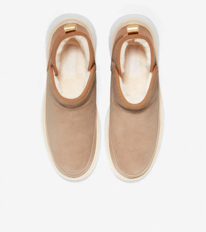 Boots And Booties Women Cole Haan Generation ZERGRAND Bootie Birch Suede Boots And Booties Women Cole Haan Generation ZERGRAND Bootie Birch Suede
