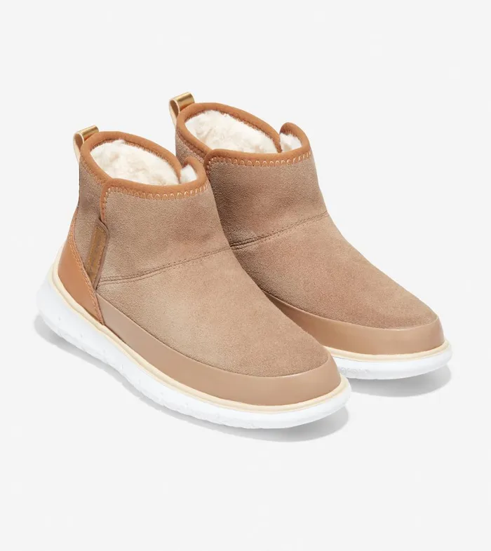 Boots And Booties Women Cole Haan Generation ZERGRAND Bootie Birch Suede Boots And Booties Women Cole Haan Generation ZERGRAND Bootie Birch Suede